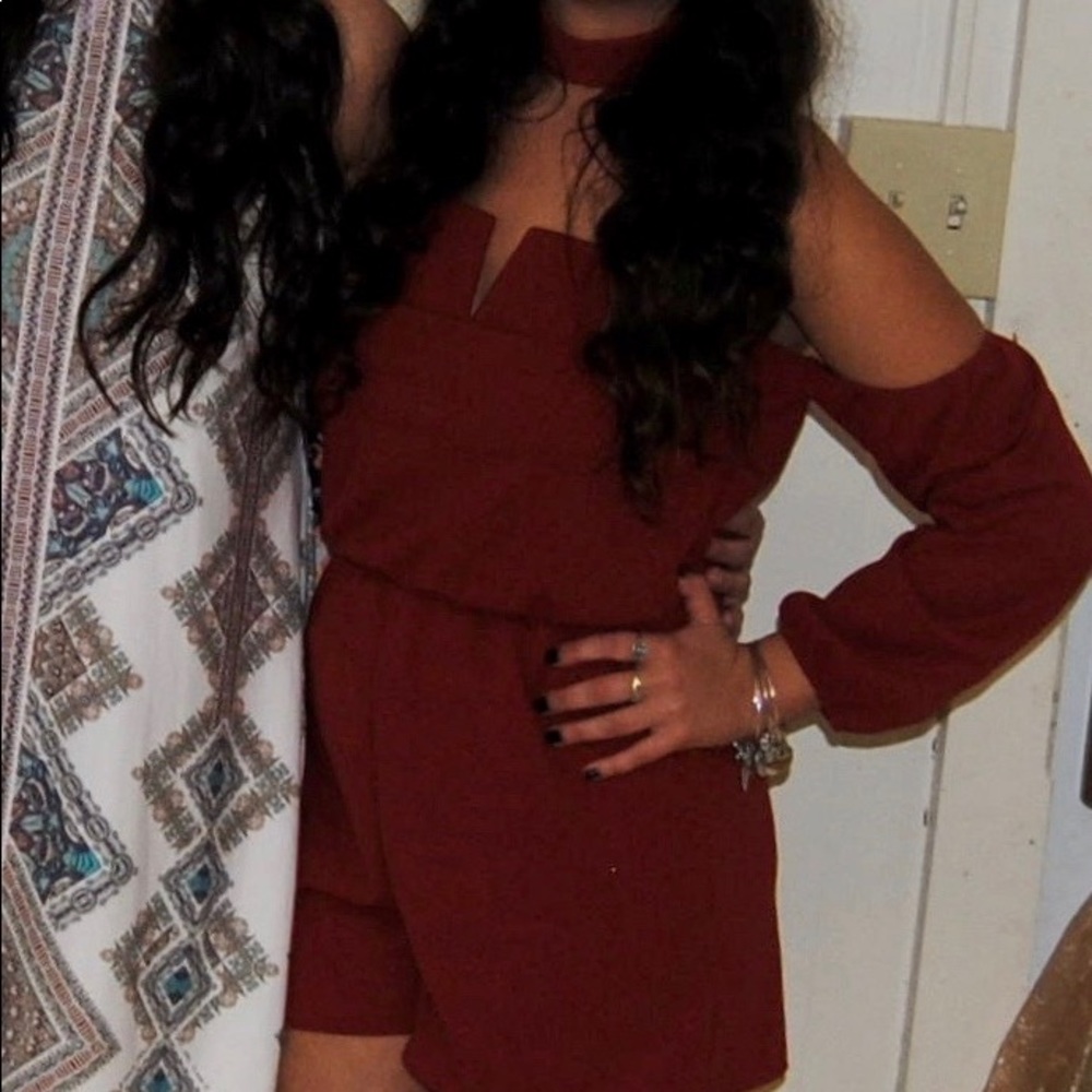 Burnt Orange Romper